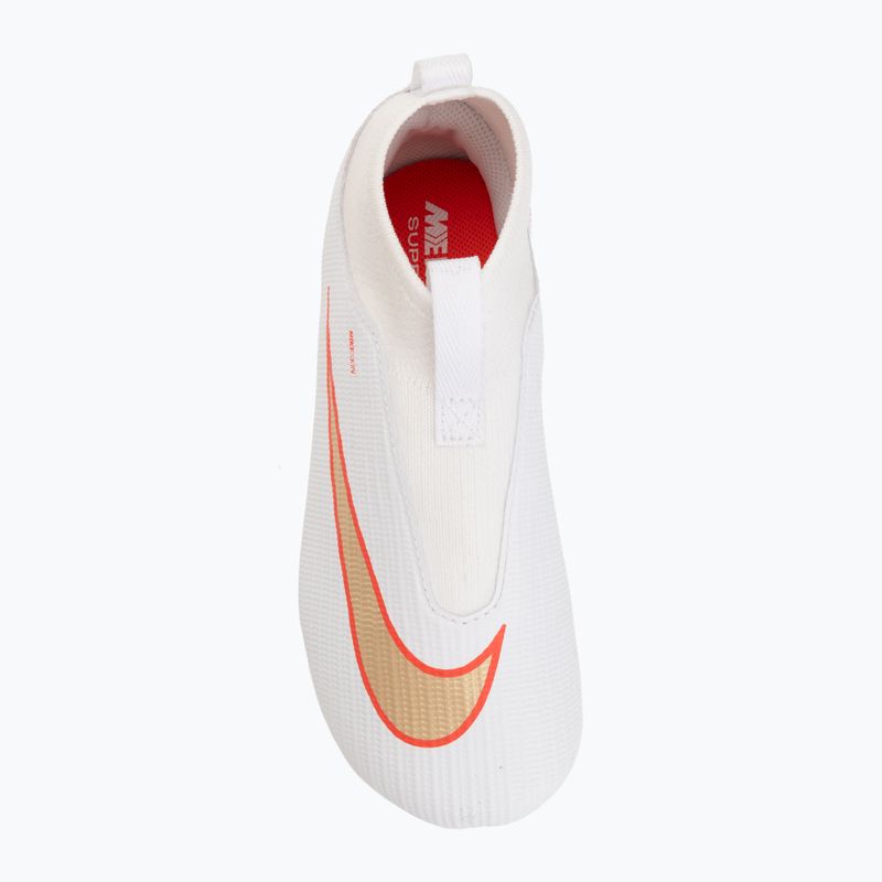 Scarpe da calcio bambino Nike Jr. Mercurial Superfly 11 Academy white/bright crimson/blur 5