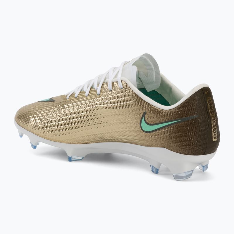 Scarpe da calcio uomo Nike Mercurial Superfly 11 Pro "Kylian Mbappé" metallic gold/green glow 3