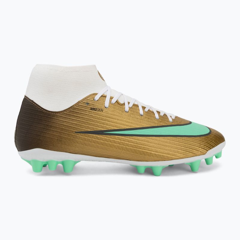 Scarpe da calcio uomo Nike Mercurial Superfly 11 Academy "Kylian Mbappé" metallic gold/green glow 2