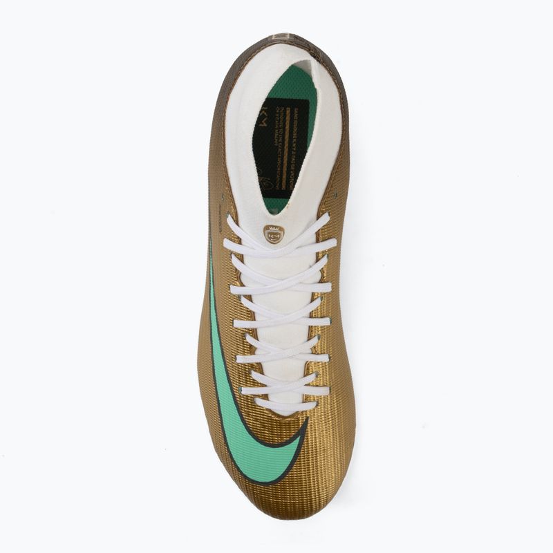 Scarpe da calcio uomo Nike Mercurial Superfly 11 Academy "Kylian Mbappé" metallic gold/green glow 5