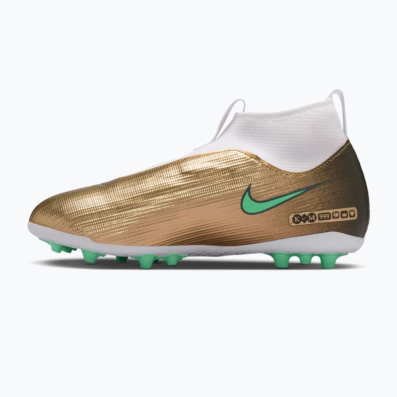 Scarpe da calcio bambino Nike Jr. Mercurial Superfly 11 Academy "Kylian Mbappé" metallic gold/green glow 2