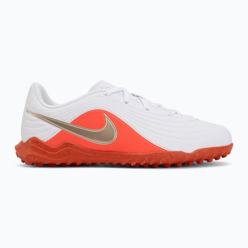 Scarpe da calcio bambino Nike Jr. Tiempo Maestro Club White/Bright Crimson/Blur 2