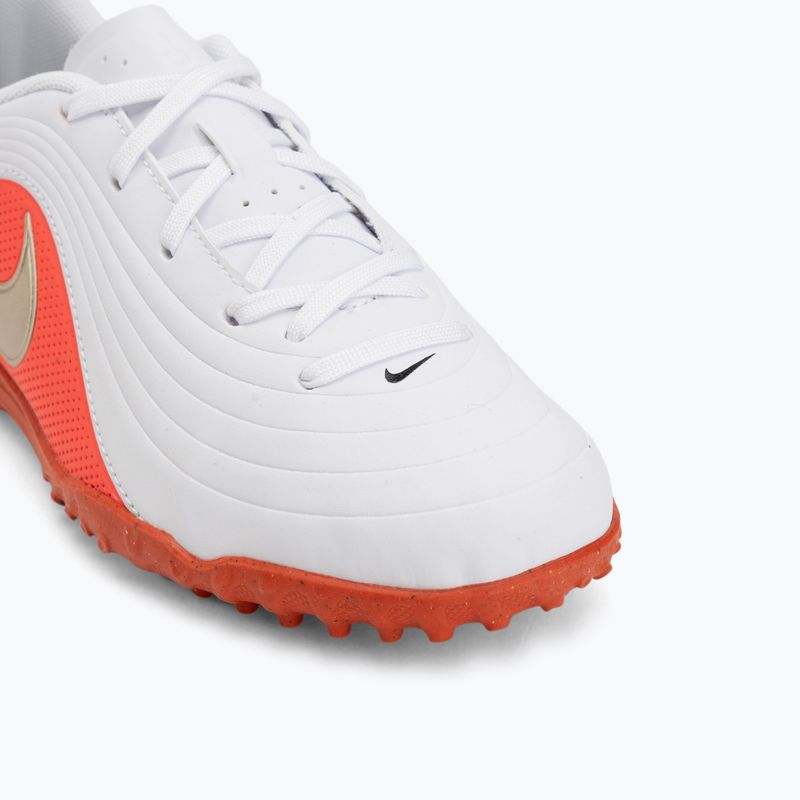 Scarpe da calcio bambino Nike Jr. Tiempo Maestro Club White/Bright Crimson/Blur 7