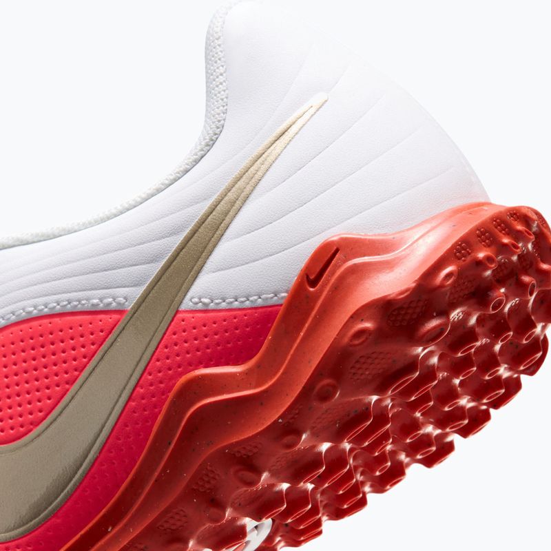Scarpe da calcio bambino Nike Jr. Tiempo Maestro Club White/Bright Crimson/Blur 6