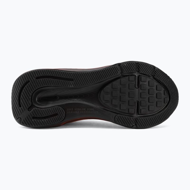 Scarpe da corsa Nike Stellar Ride nero/grigio fresco/rosso universitario/rosso orbita 4
