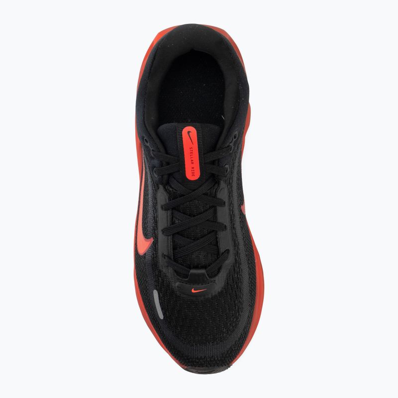 Scarpe da corsa Nike Stellar Ride nero/grigio fresco/rosso universitario/rosso orbita 5