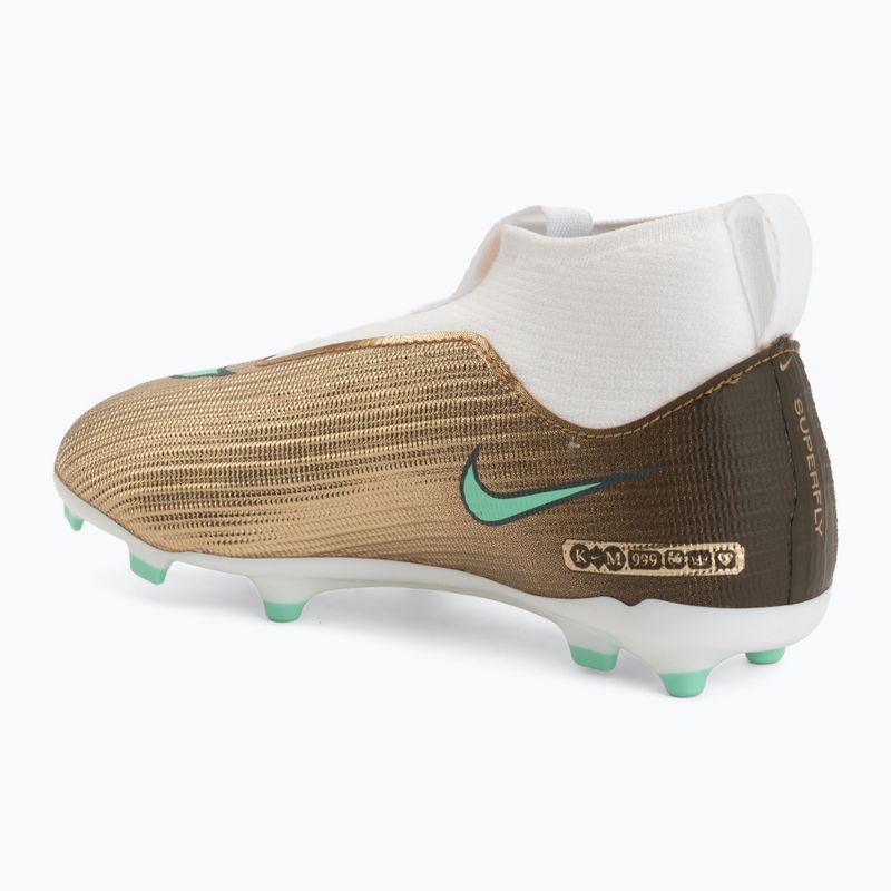 Scarpe da calcio bambino Nike Jr. Mercurial Superfly 11 Academy "Kylian Mbappé" metallic gold/green glow 3