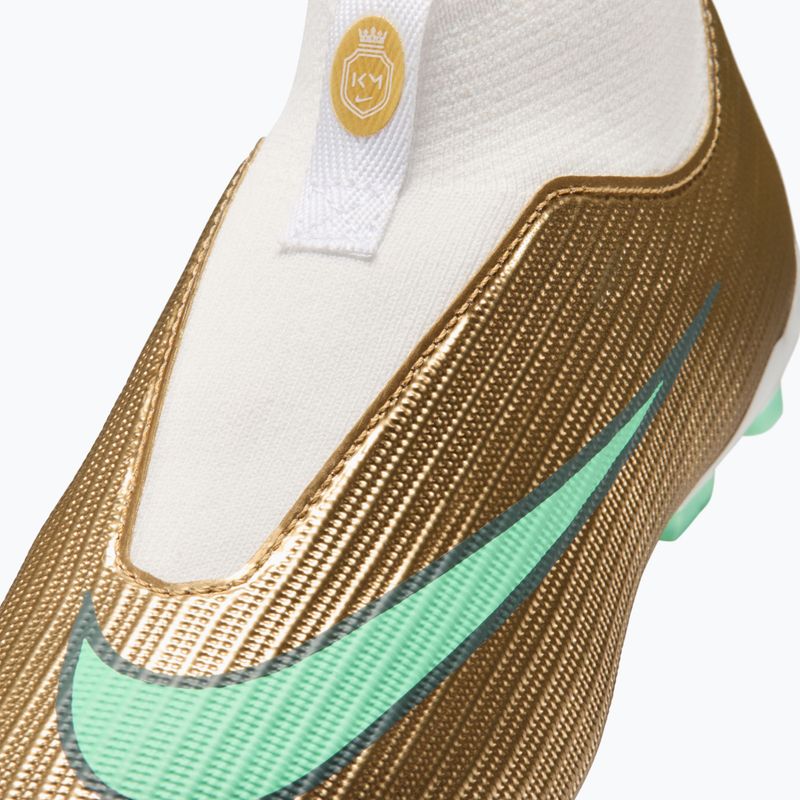 Scarpe da calcio bambino Nike Jr. Mercurial Superfly 11 Academy "Kylian Mbappé" metallic gold/green glow 6