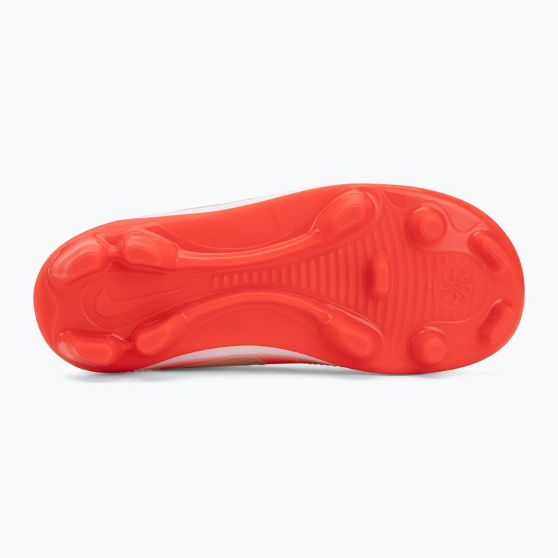 Scarpe da calcio bambino Nike Jr. Tiempo Maestro Club White/Bright Crimson/Blur 4