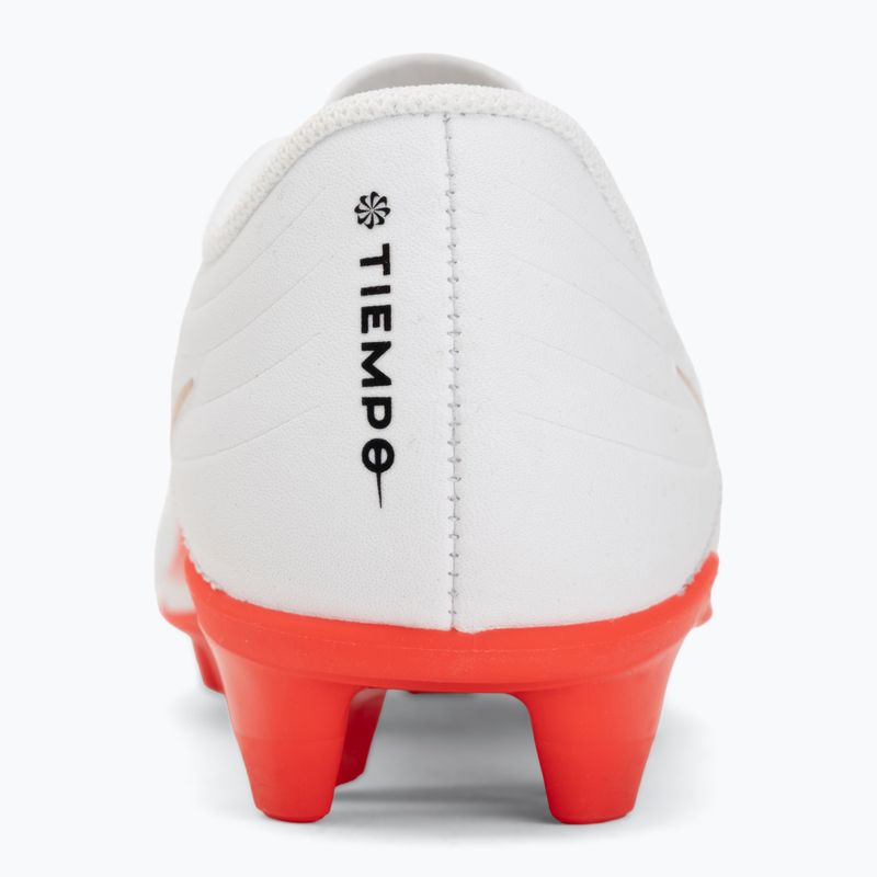 Scarpe da calcio bambino Nike Jr. Tiempo Maestro Club White/Bright Crimson/Blur 6