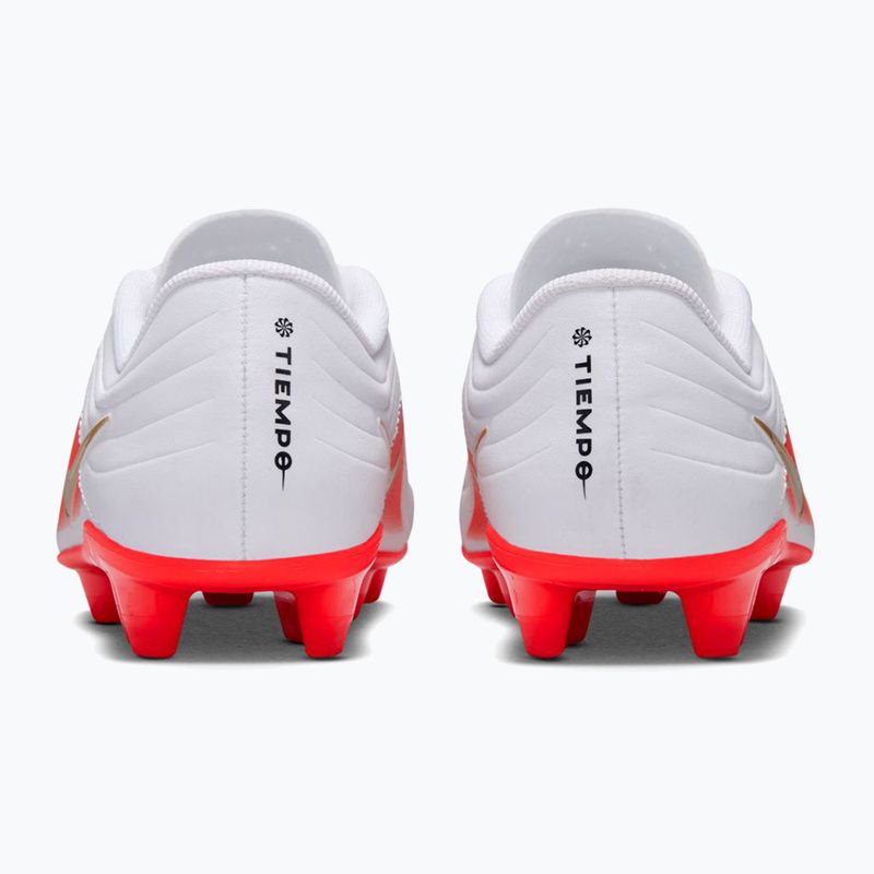 Scarpe da calcio bambino Nike Jr. Tiempo Maestro Club White/Bright Crimson/Blur 2