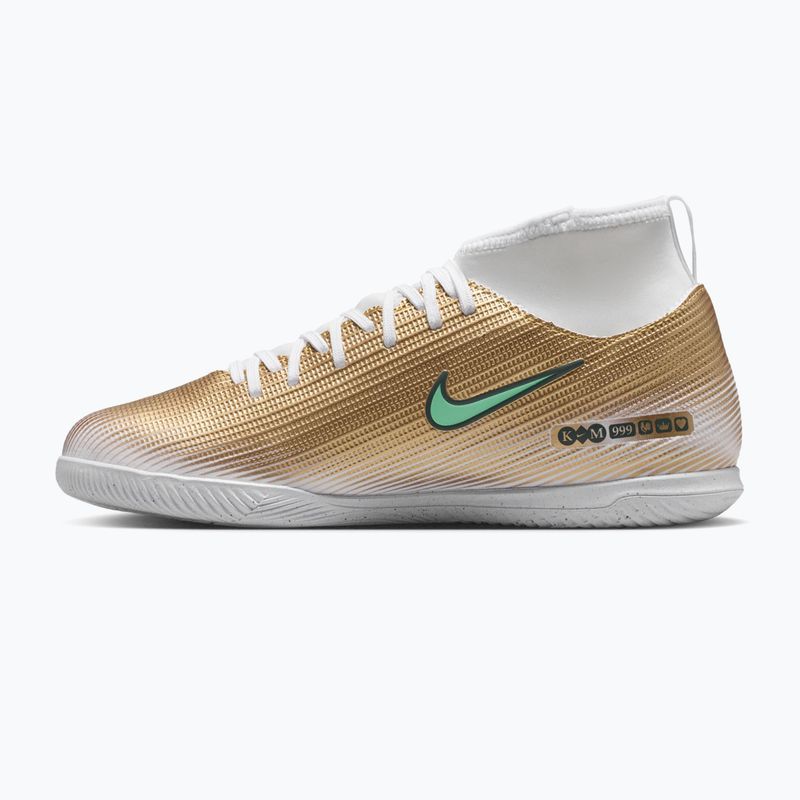 Scarpe da calcio bambino Nike Jr. Mercurial Superfly 11 Club "Kylian Mbappé" metallic gold/green glow 2