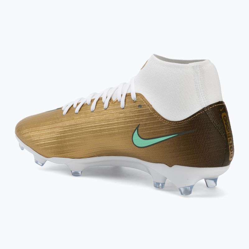 Scarpe da calcio uomo Nike Mercurial Superfly 11 Academy "Kylian Mbappé" metallic gold/green glow 3