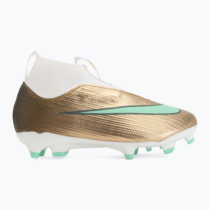 Scarpe da calcio bambino Nike Jr. Mercurial Superfly 11 Academy "Kylian Mbappé" metallic gold/green glow 2
