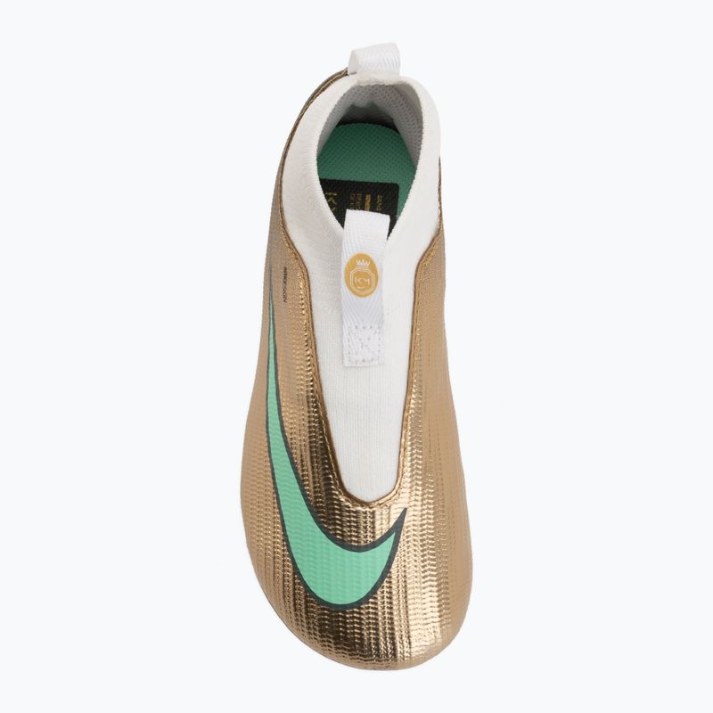 Scarpe da calcio bambino Nike Jr. Mercurial Superfly 11 Academy "Kylian Mbappé" metallic gold/green glow 5