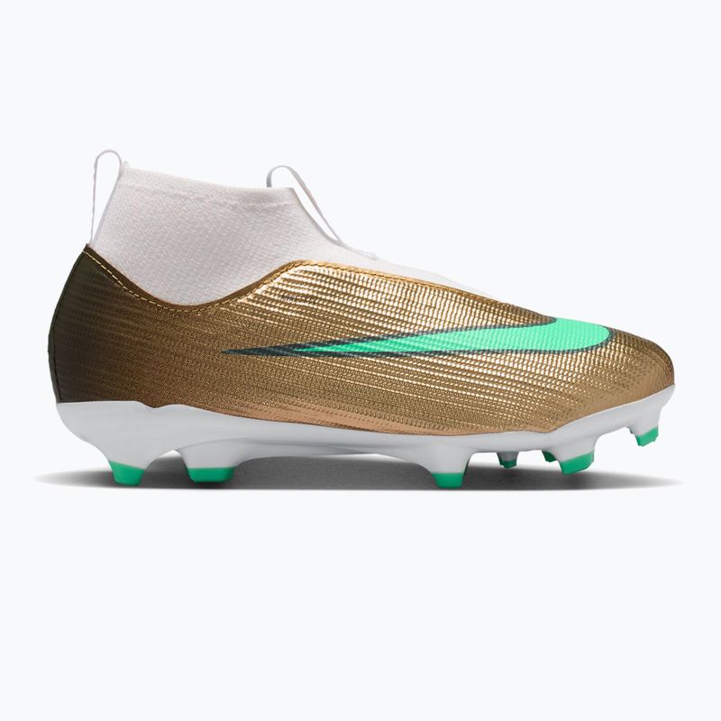 Scarpe da calcio bambino Nike Jr. Mercurial Superfly 11 Academy "Kylian Mbappé" metallic gold/green glow