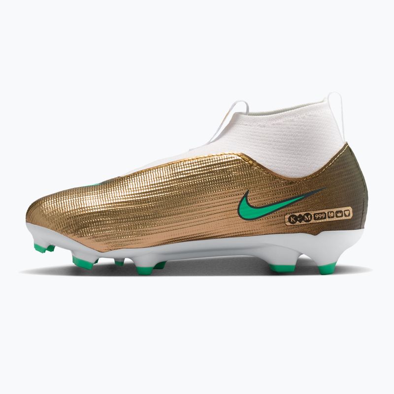 Scarpe da calcio bambino Nike Jr. Mercurial Superfly 11 Academy "Kylian Mbappé" metallic gold/green glow 2