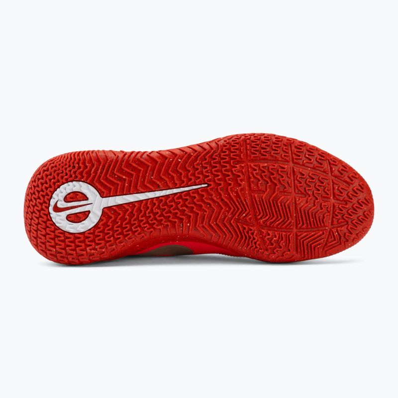 Scarpe da calcio bambino Nike Jr. Tiempo Maestro Club white/bright crimson/blur 4