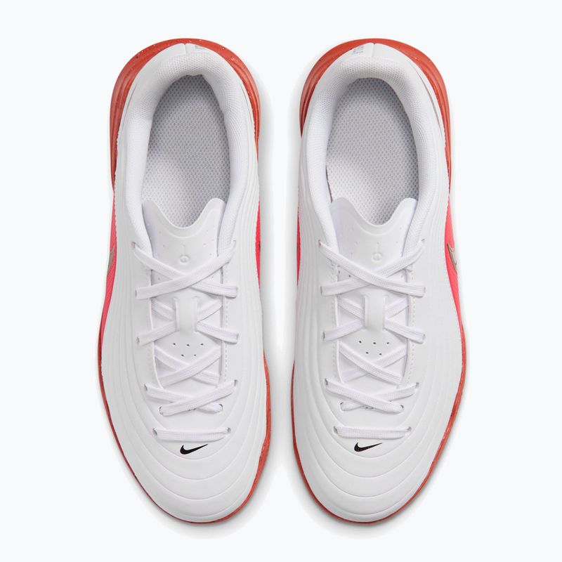 Scarpe da calcio bambino Nike Jr. Tiempo Maestro Club white/bright crimson/blur 2