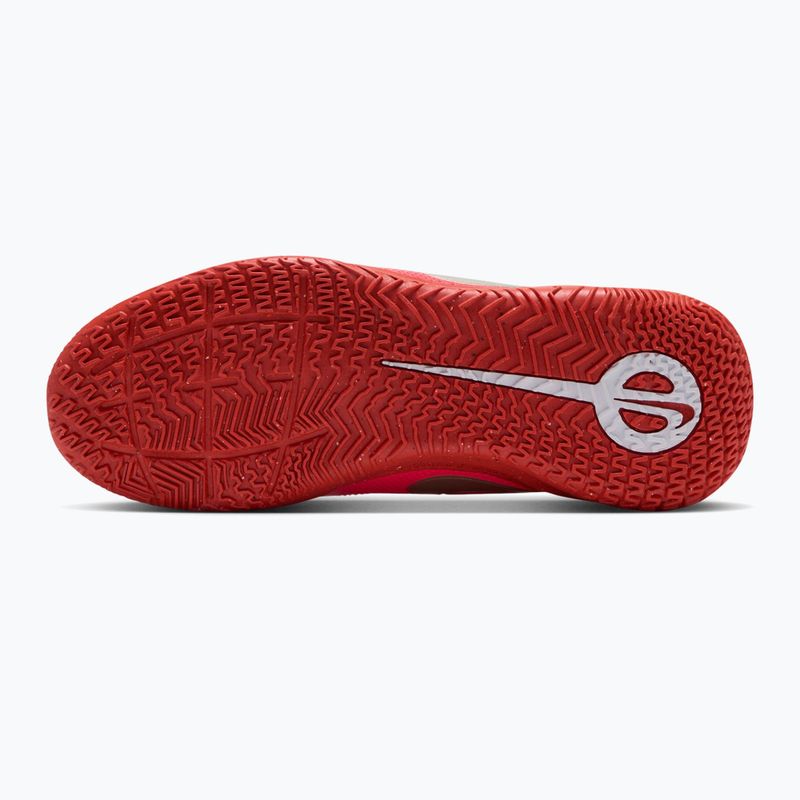 Scarpe da calcio bambino Nike Jr. Tiempo Maestro Club white/bright crimson/blur 3
