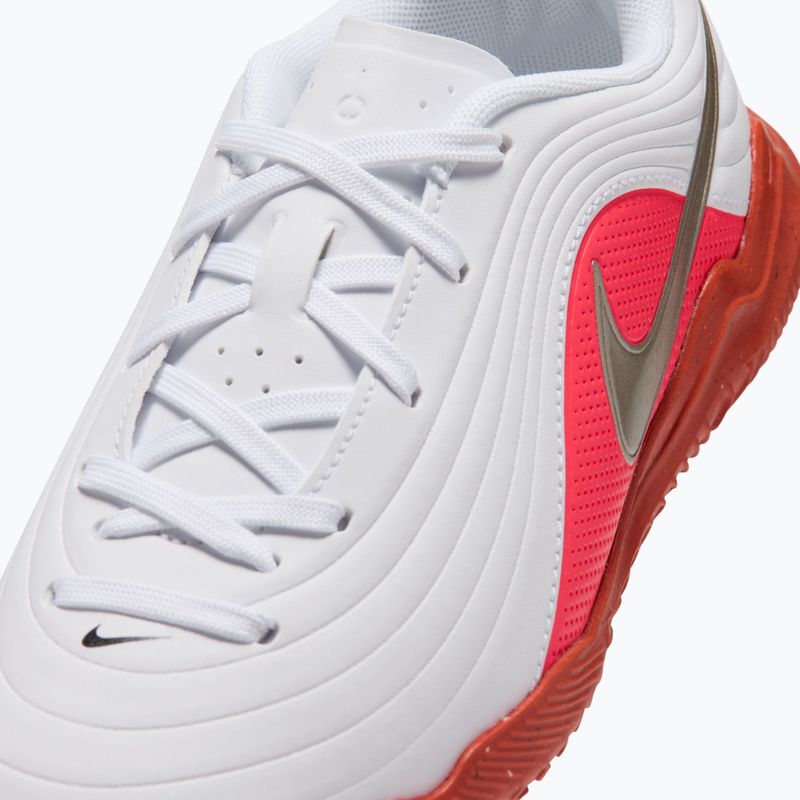 Scarpe da calcio bambino Nike Jr. Tiempo Maestro Club white/bright crimson/blur 4