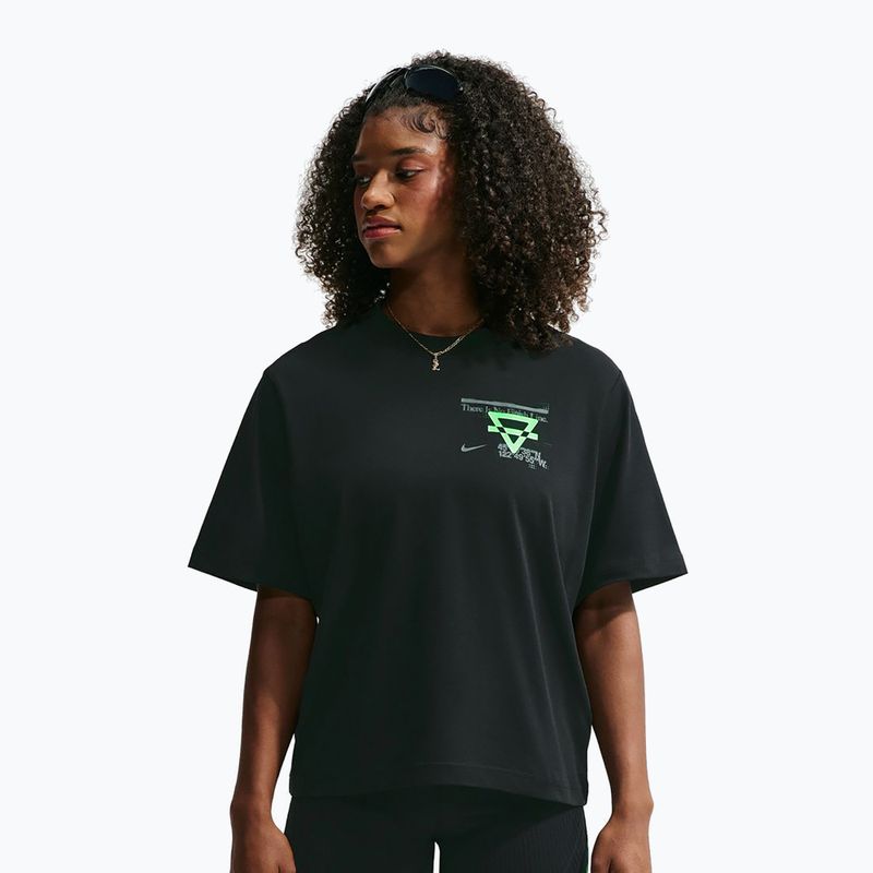 Maglia da running da donna Nike Swift Dri-Fit black/no color/illusion green