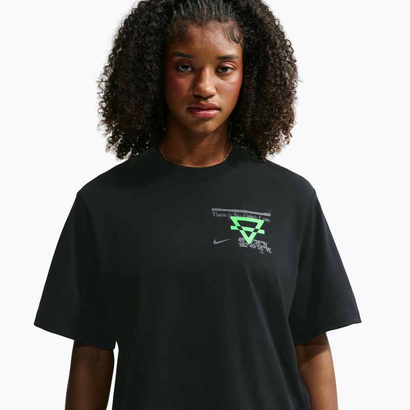 Maglia da running da donna Nike Swift Dri-Fit black/no color/illusion green 4