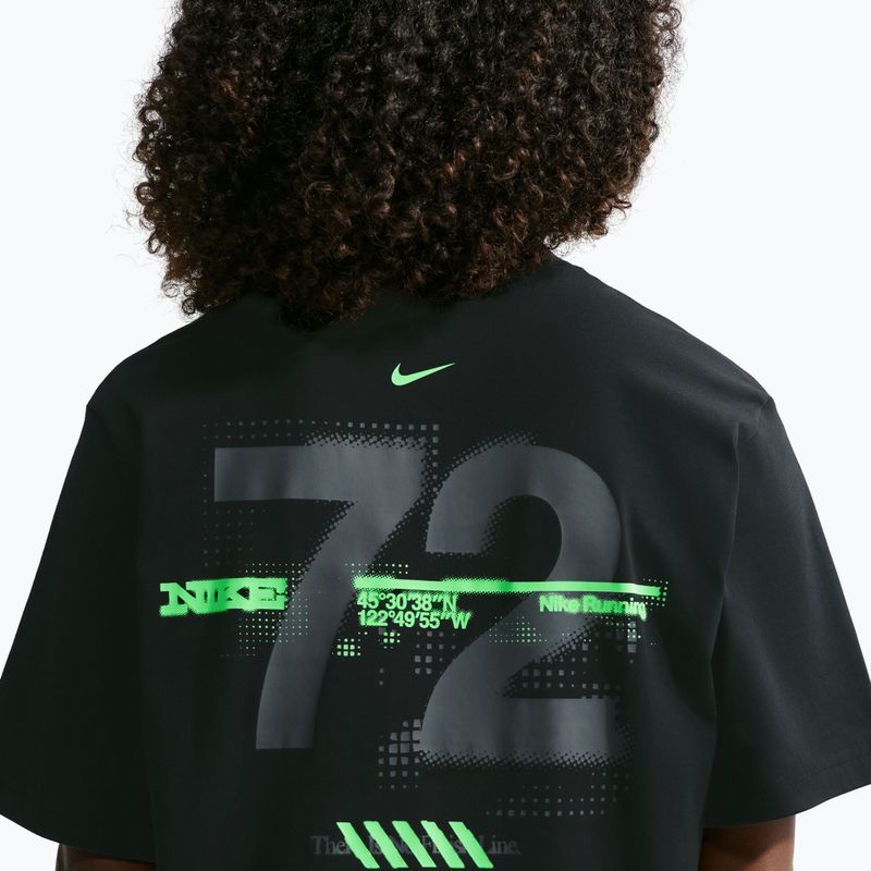 Maglia da running da donna Nike Swift Dri-Fit black/no color/illusion green 5