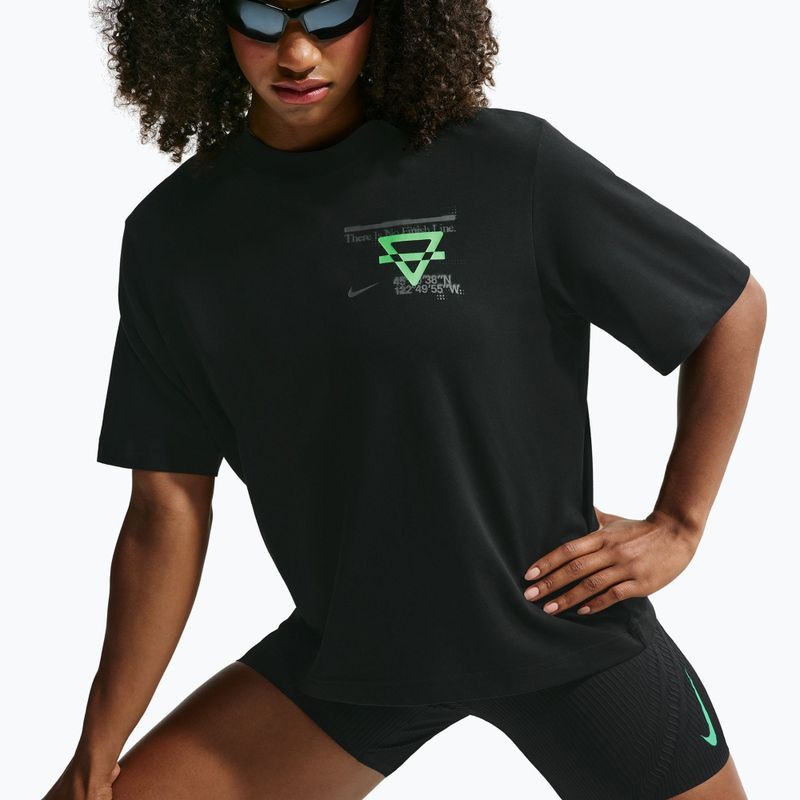 Maglia da running da donna Nike Swift Dri-Fit black/no color/illusion green 6