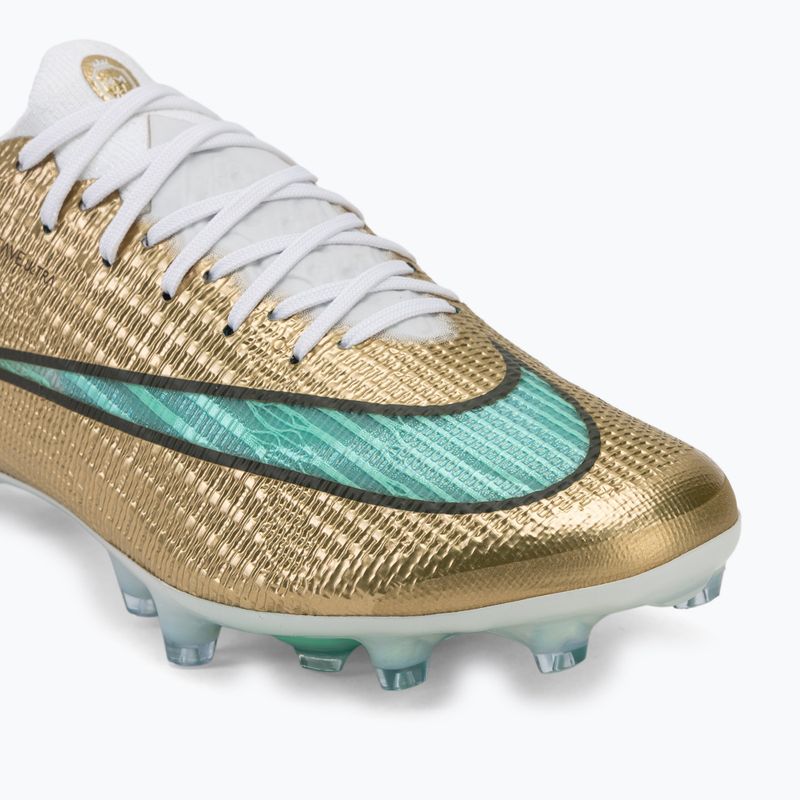 Scarpe da calcio uomo Nike Mercurial Superfly 11 Elite "Kylian Mbappé" metallic gold/green glow 7