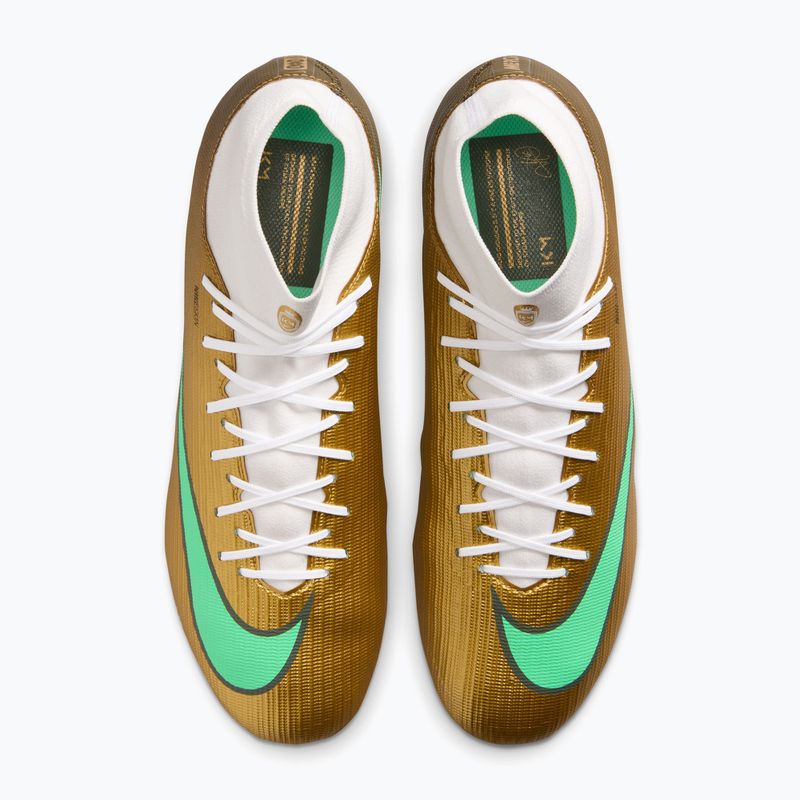 Scarpe da calcio uomo Nike Mercurial Superfly 11 Academy "Kylian Mbappé" metallic gold/green glow 4