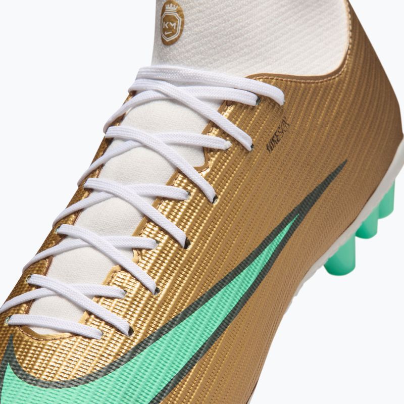 Scarpe da calcio uomo Nike Mercurial Superfly 11 Academy "Kylian Mbappé" metallic gold/green glow 6