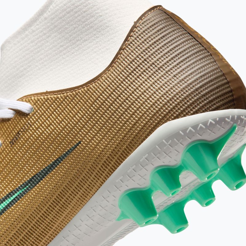 Scarpe da calcio uomo Nike Mercurial Superfly 11 Academy "Kylian Mbappé" metallic gold/green glow 7