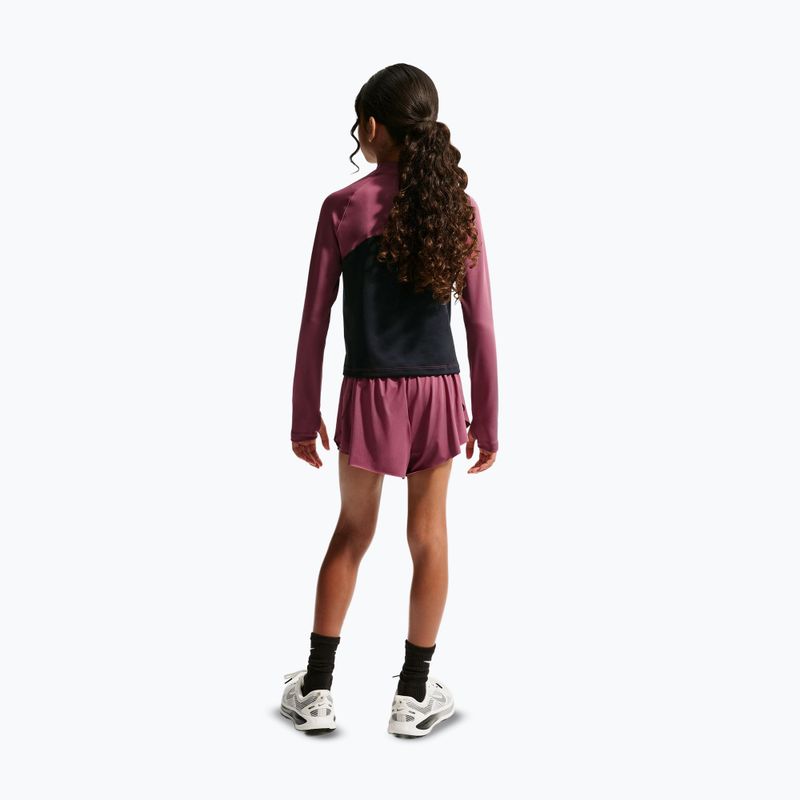 Pantaloncini bambini Nike Pro pink smoke/black/white 3