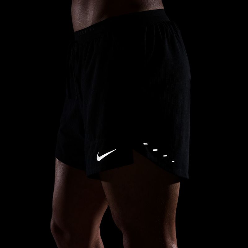 Pantaloncini da corsa da uomo Nike Stride black 7
