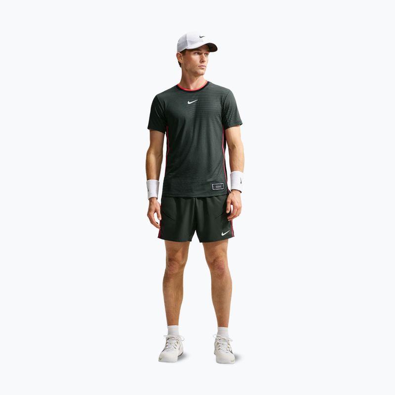 Polo Nike Court Slam Aero-Fit Black Spruce/White 2