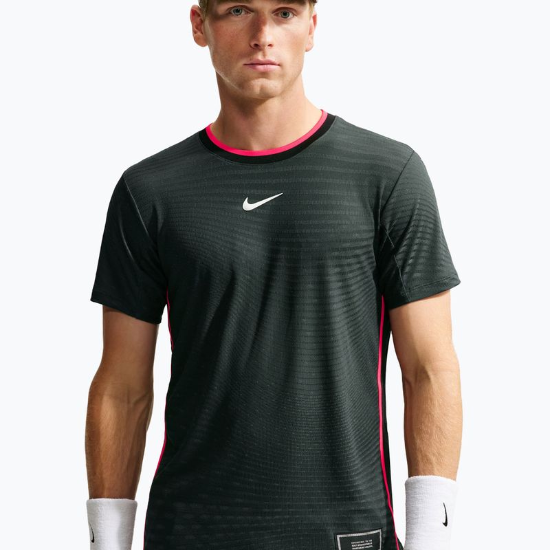 Polo Nike Court Slam Aero-Fit Black Spruce/White 4