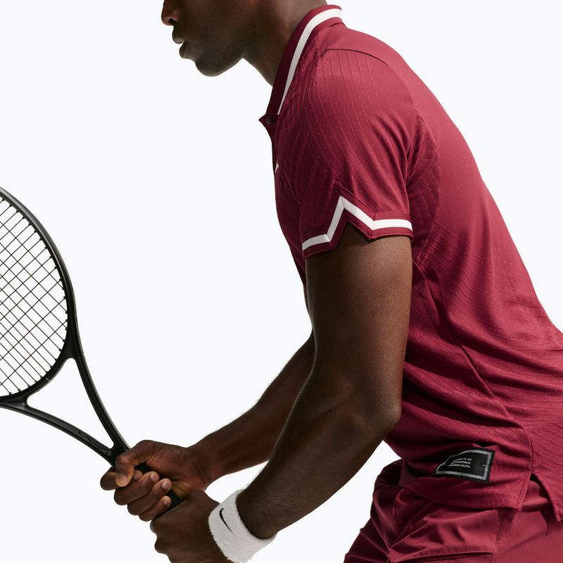 Polo Nike Court Slam Aero-Fit Team Red/Pale Ivory 4