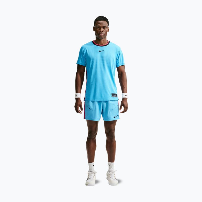 Polo Nike Court Slam Aero-Fit Baltic Blue/Black 2