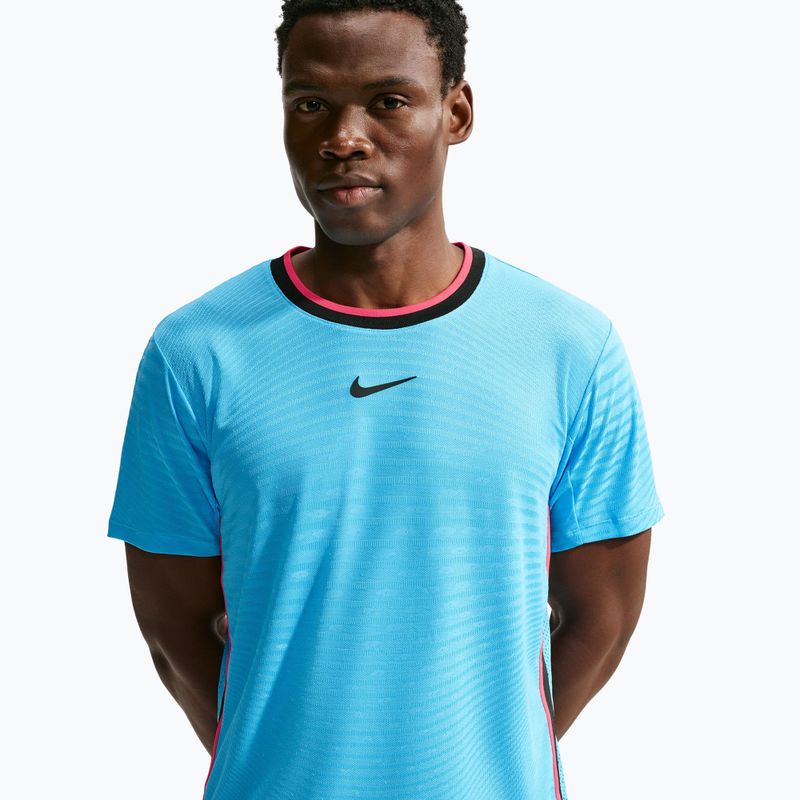 Polo Nike Court Slam Aero-Fit Baltic Blue/Black 4