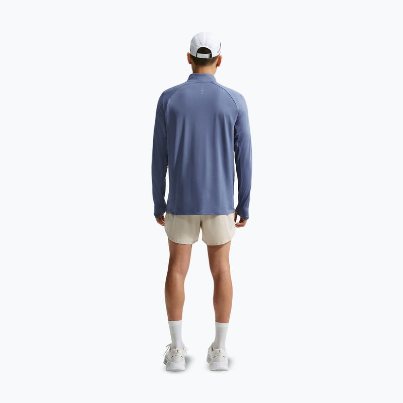Felpa da corsa uomo Nike Stride 1/4 Zip Dri-Fit diffused blue 3
