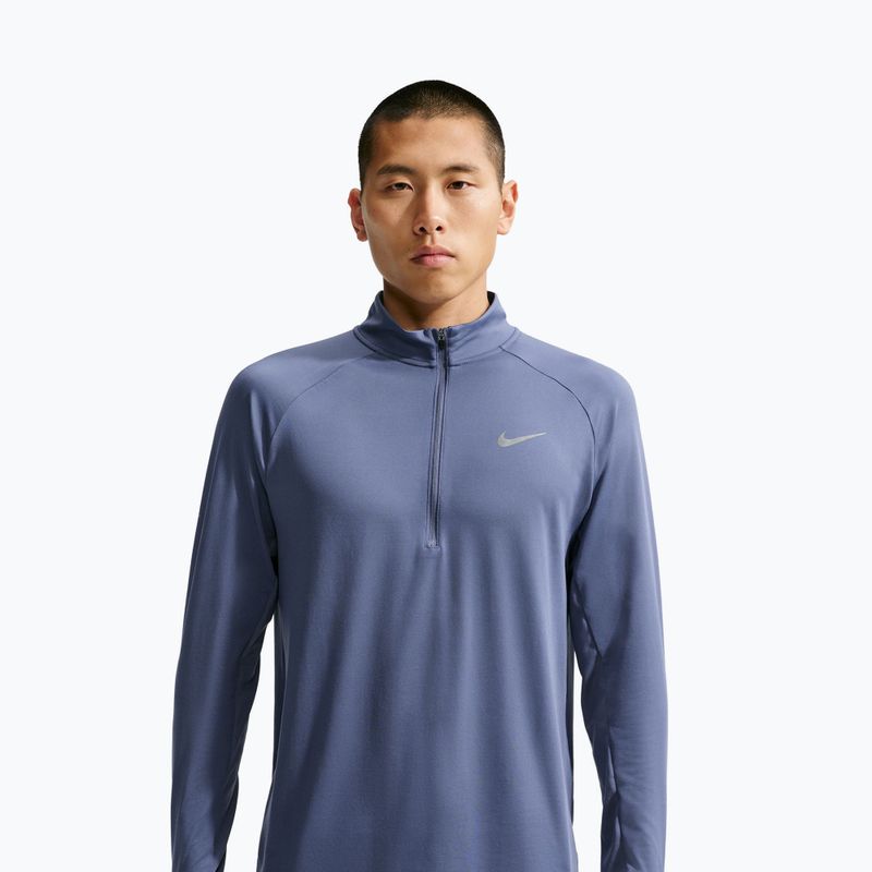 Felpa da corsa uomo Nike Stride 1/4 Zip Dri-Fit diffused blue 4