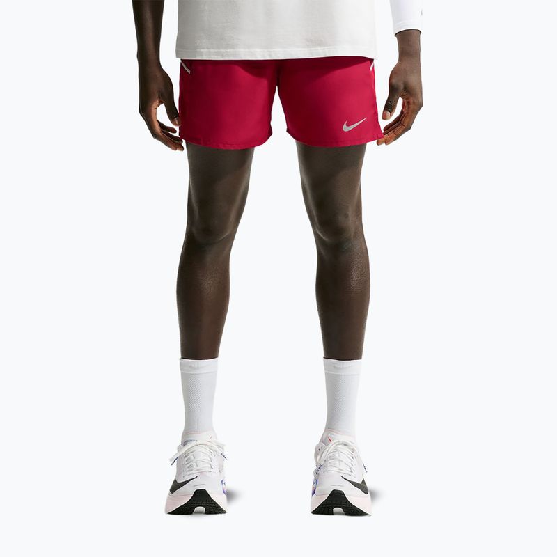Pantaloncini da corsa da uomo Nike Miler tough red/sport red