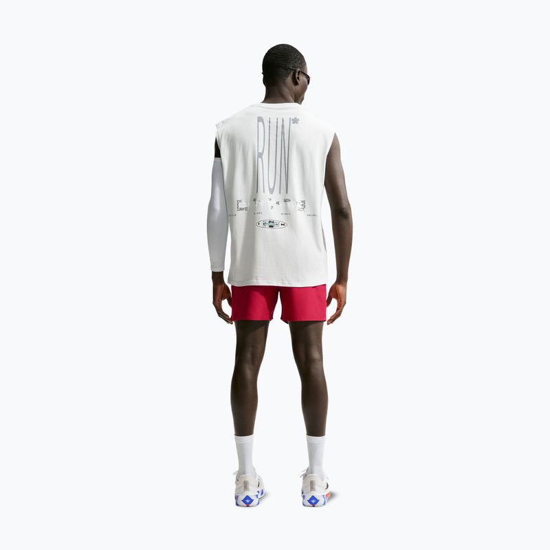 Pantaloncini da corsa da uomo Nike Miler tough red/sport red 3