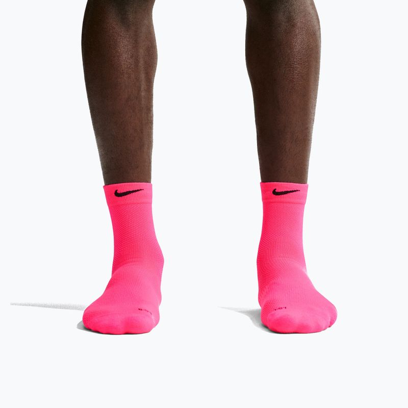 Calze Nike Run Lightweight Micro Crew Hyper Pink/Black 4