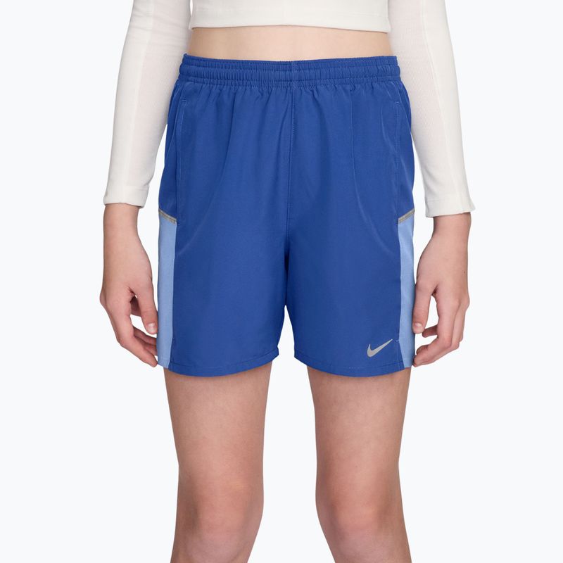 Pantaloncini bambini Nike Miler game royal/aluminum