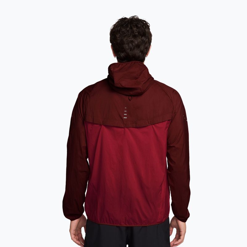 Giacca da corsa da uomo Nike Stride mystic dates/tough red 2