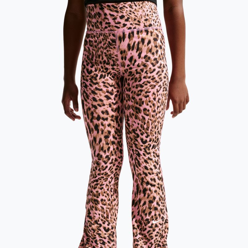 Pantaloni per bambini Nike One pink rise/white 4