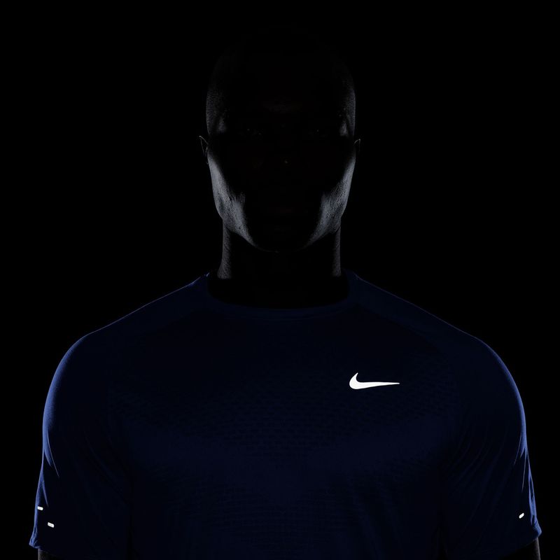 Maglia da corsa da uomo Nike Stride hyper royal 4