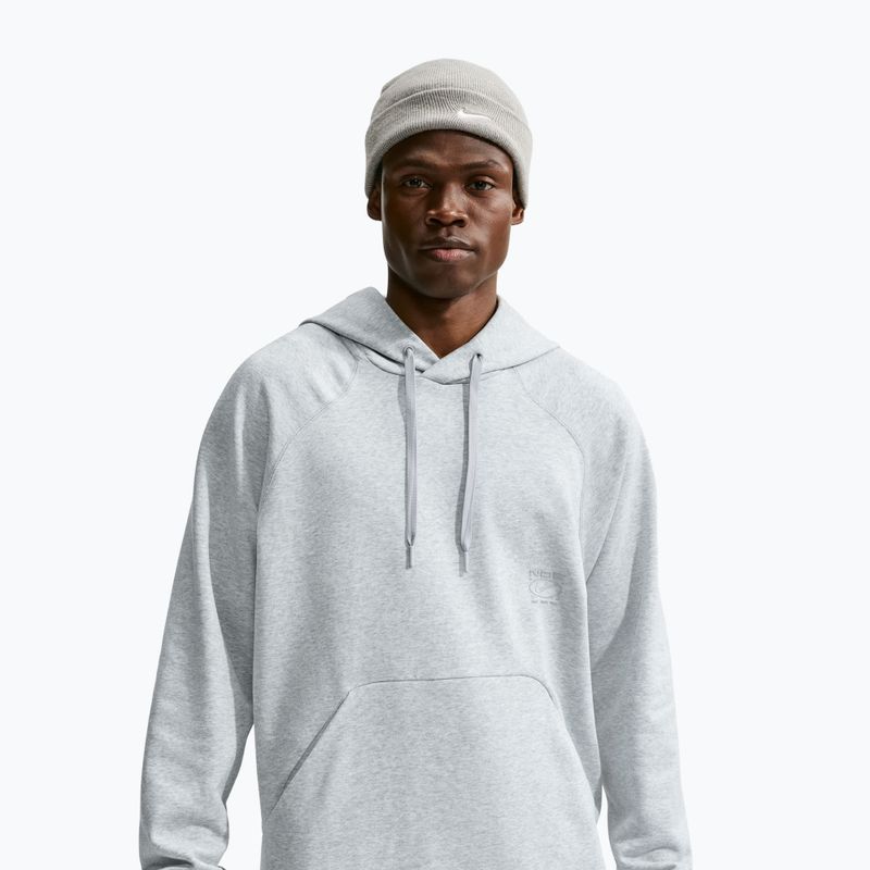 Felpa da allenamento uomo Nike N.A.C. light smoke grey/htr/light smoke grey 4